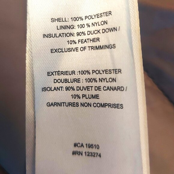 Lole Lightweight, Downfilled, Hooded, Puffer Coat in Blue - Size S - Picture 8 of 10